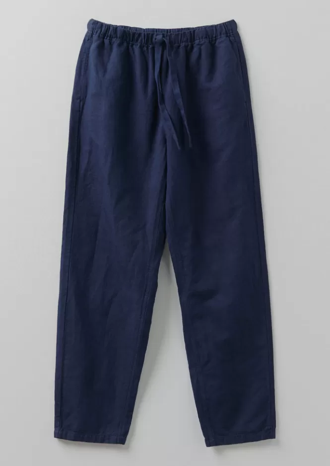 Shop Alfie Garment Dyed Herringbone Trousers Loungewear | Trousers