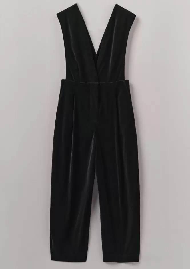 Cheap Cotton Velvet Pinafore Jumpsuit Women Velvet | Jumpsuits