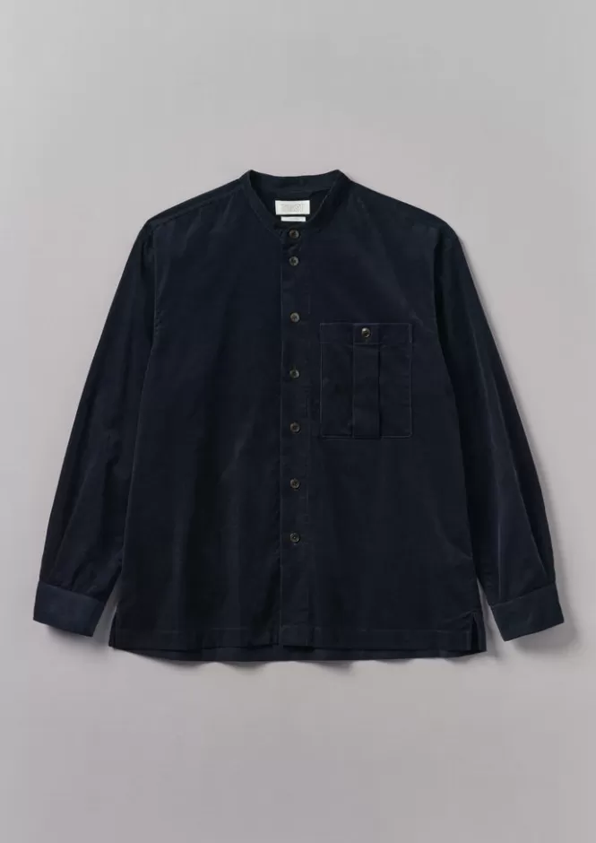 Cheap Dropped Shoulder Organic Cord Grandad Shirt Cord | Shirts