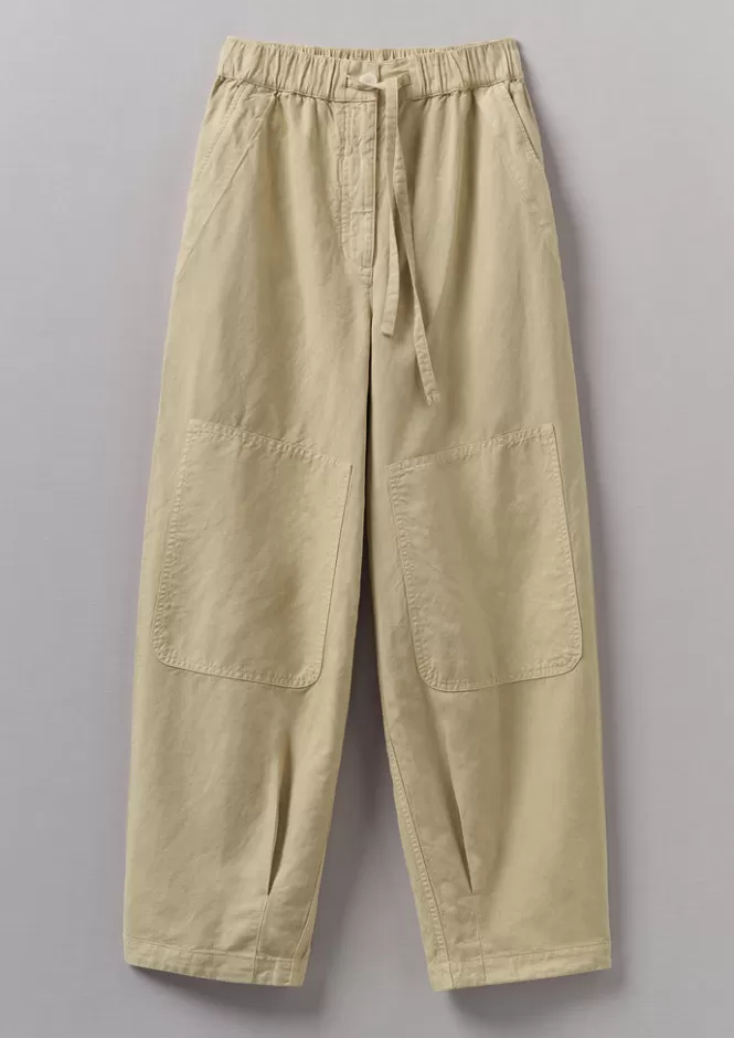 Best Garment Dyed Cotton Linen Canvas Trousers Women Linen | Trousers