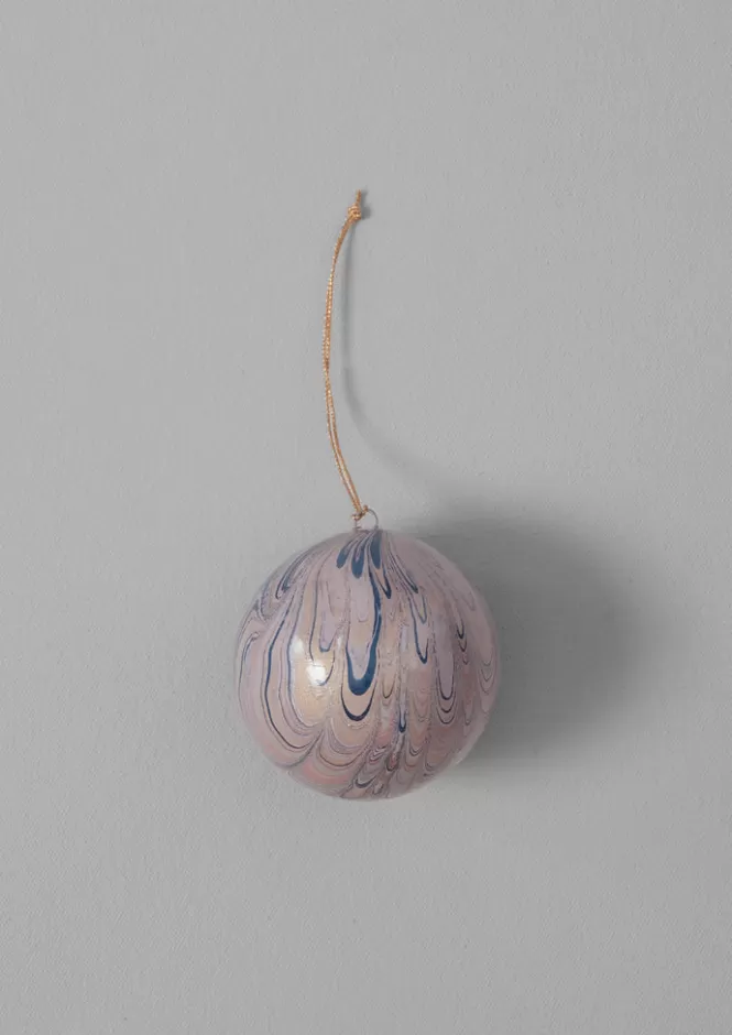 Flash Sale Hand Marbled Bauble Christmas Decorations