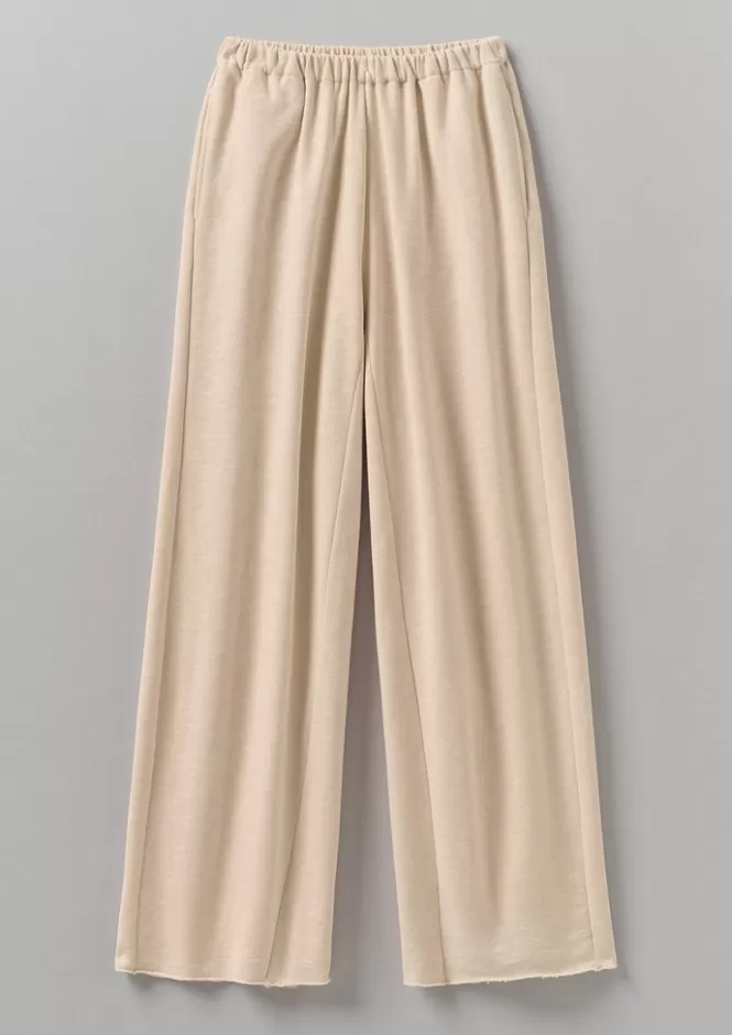 Best Loopback Jersey Wide Leg Trousers Women Jersey | Loungewear