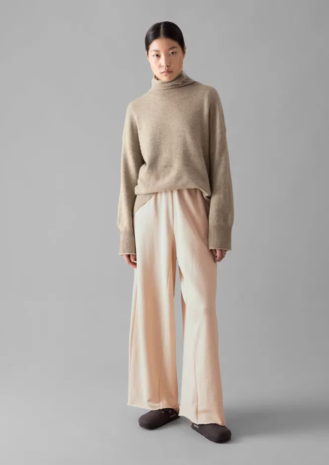 Best Loopback Jersey Wide Leg Trousers Women Jersey | Loungewear