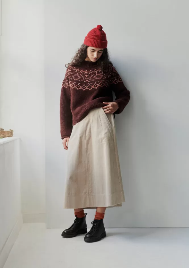 Best Sale Organic Cord A Line Skirt Women Cord | Workwear