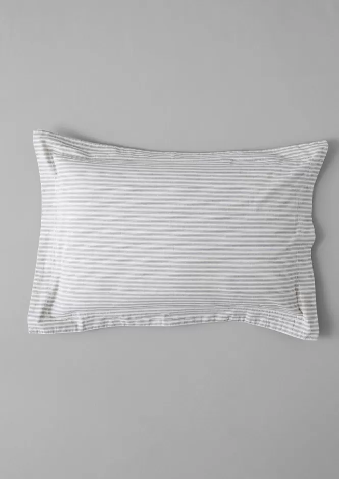 Best Sale Organic Cotton Ticking Stripe Oxford Pillowcase Textiles | Bed Linen