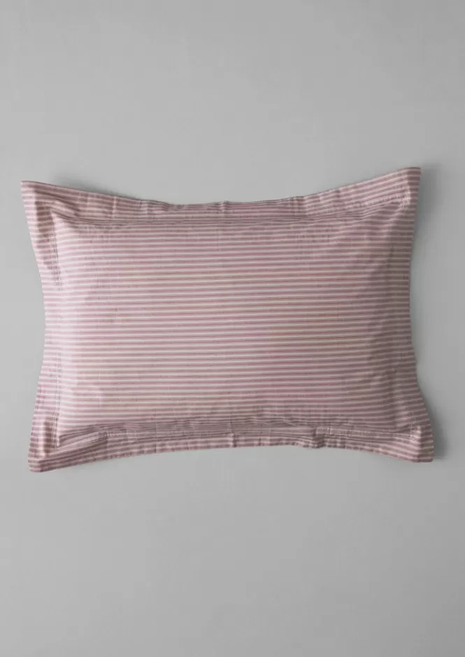 Discount Organic Cotton Ticking Stripe Oxford Pillowcase Textiles | Bed Linen