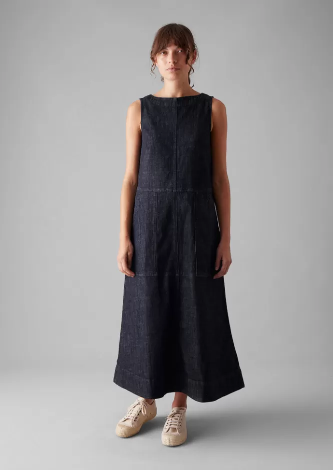 Cheap Panelled Organic Denim Dress Women Denim | Workwear