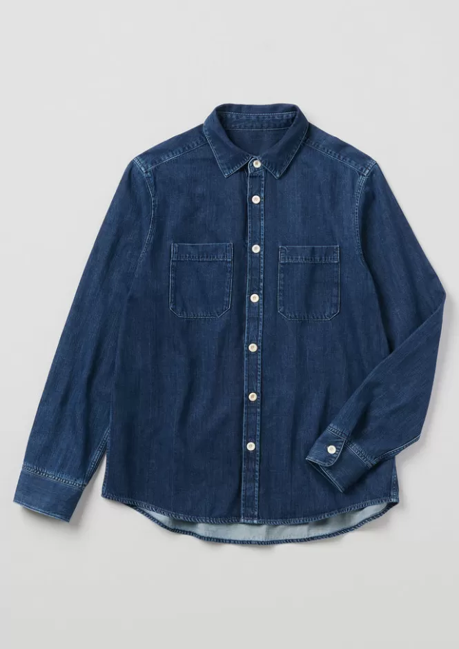 Clearance Patch Pocket Denim Shirt Denim | Workwear