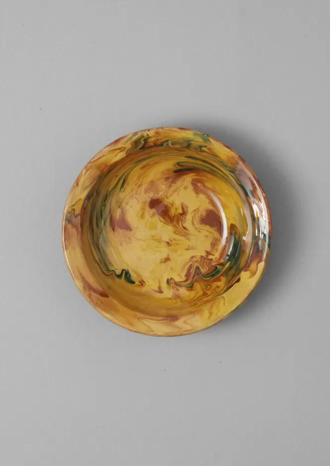 Best Sale Poterie Barbotine Marbled Dish Ceramics