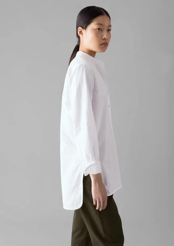 Cheap Taro Cotton Oxford Long Shirt Women Workwear | Shirts